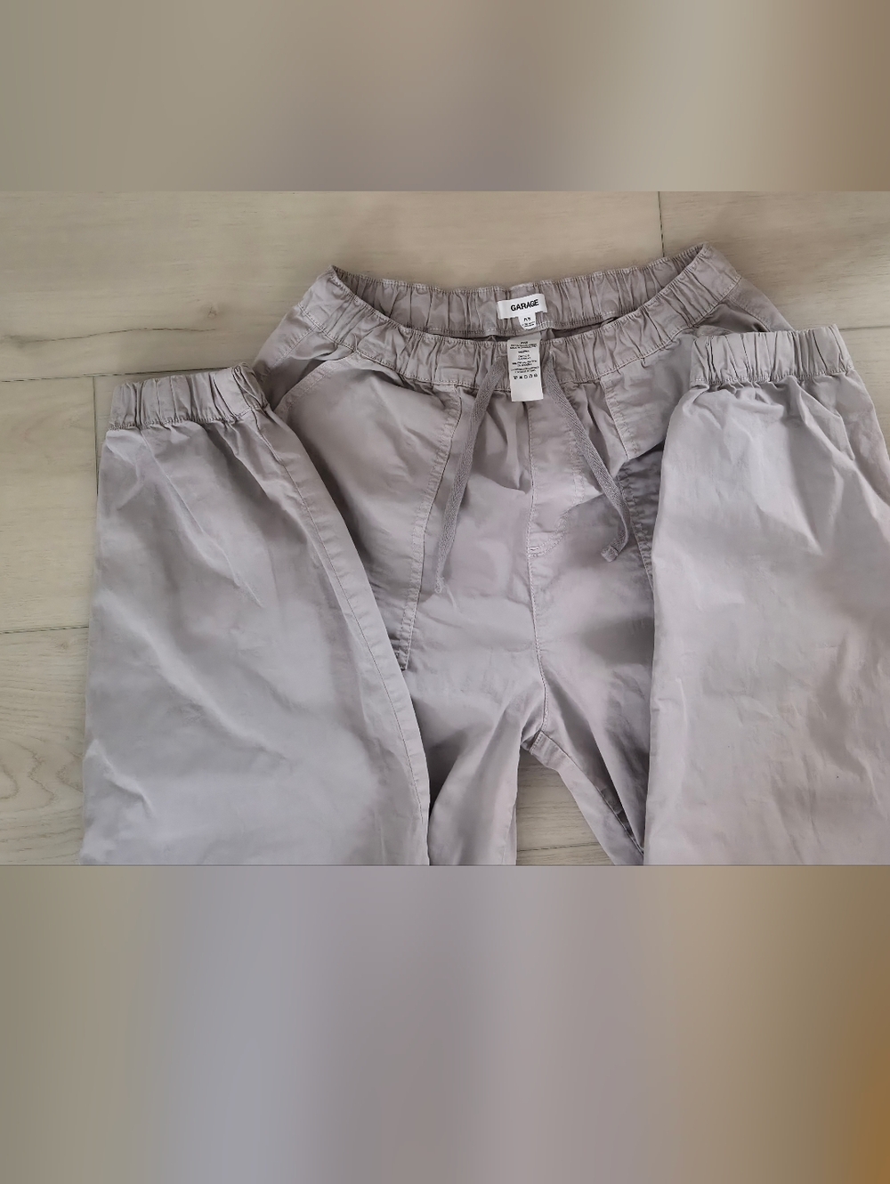 Garage Light Gray Elastic Waist Lounge Pants
